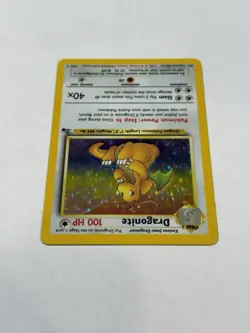 Pokemon Dragonite 4/62 Fossil Set Holo Pokemon Card Rare 1999 - Image 5