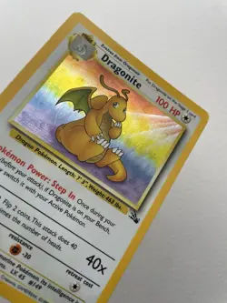 Dragonite Holo 4/62 Fossil Set Super Rare Pokemon Card | WOTC 1999 - Image 1