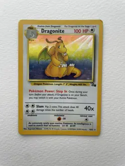 Dragonite Holo 4/62 Fossil Set Super Rare Pokemon Card | WOTC 1999 - Image 2