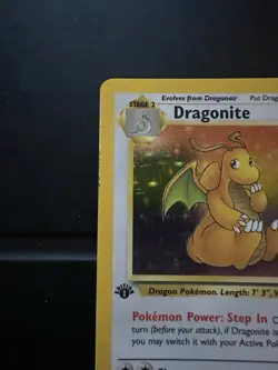 Dragonite 1st Edition Holo 4/62 Fossil Set Rare Pokemon Card | WOTC 1999 - Image 3