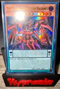 Yu-Gi-Oh! D/D/D Zero Doom Queen Machinex 1st ED. Ultra Rare! #DOOD-EN003 - NM/M - Image 1