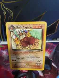 Pokemon Dark Dugtrio 23/82 Team Rocket Unlimited Non Holo Rare LP #10 - Image 1