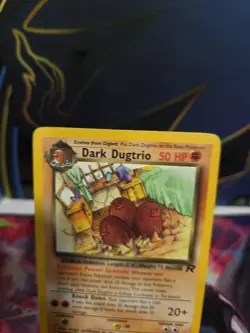 Pokemon Dark Dugtrio 23/82 Team Rocket Unlimited Non Holo Rare LP #10 - Image 2