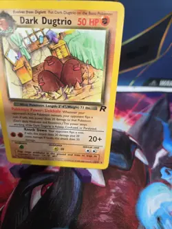 Pokemon Dark Dugtrio 23/82 Team Rocket Unlimited Non Holo Rare LP #10 - Image 4