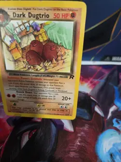 Pokemon Dark Dugtrio 23/82 Team Rocket Unlimited Non Holo Rare LP #10 - Image 5