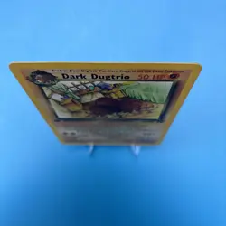 Pokemon Cards: Team Rocket 1st Edition Rare: Dark Dugtrio 23/82 - LP - Image 2
