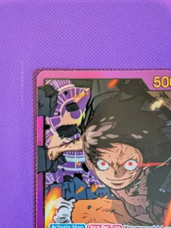 One Piece TCG: EXTRA EB02 Monkey D Luffy Alternate Art SPR Leader OP05-060 - Image 3