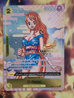 O-Nami (CS 25-26 Event Pack) - One Piece Promotion Cards (OP-PR) op06-101 Promo - Image 1
