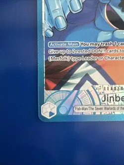 Jinbe Leader - OP14-040 Alternate Alt Art The Azure Sea's Seven Foil English ENG - Image 5