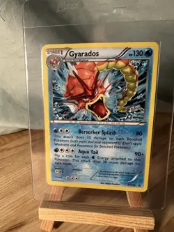 2016 Pokemon Xy Black Star Promo Shiny Mega Gyarados Holo - Image 1