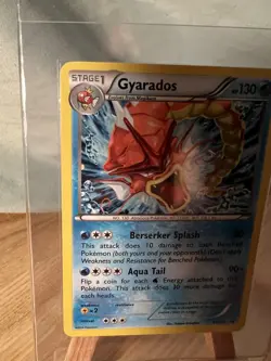 2016 Pokemon Xy Black Star Promo Shiny Mega Gyarados Holo - Image 3