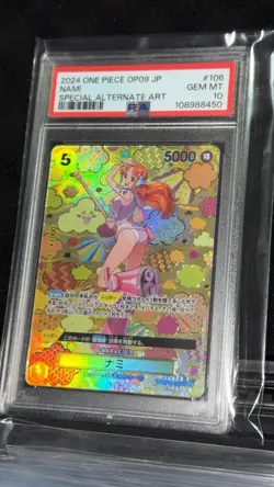2024 ONE PIECE JPN OP09-EMPERORS IN THE NEW WORLD #106 NAMI PSA 10 - Image 1
