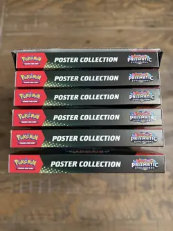 Pokemon Prismatic Evolutions - Poster Collection Sealed Lot Of 6 W/ Display ✅✅✅ - Image 2