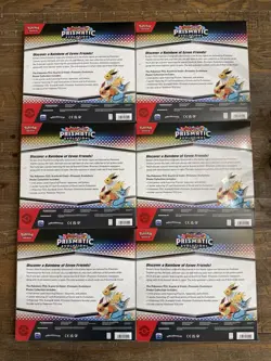 Pokemon Prismatic Evolutions - Poster Collection Sealed Lot Of 6 W/ Display ✅✅✅ - Image 4