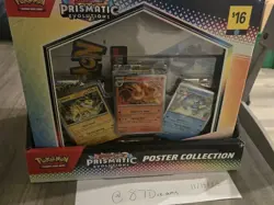 Pokemon TCG: Prismatic Evolutions - Poster Collection Sealed Lot Of 6 W/ Display - Image 2