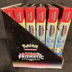 Pokemon TCG: Prismatic Evolutions - Poster Collection Sealed Lot Of 6 W/ Display - Image 1