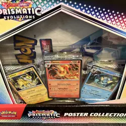 Pokemon TCG: Prismatic Evolutions - Poster Collection Sealed Lot Of 6 W/ Display - Image 3