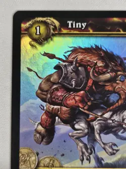 World of Warcraft TCG - Tiny - Holo Legendary - Unused Loot Card (Toy) - Image 3
