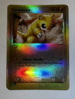 Pokemon EX Sandstorm Set REVERSE HOLO Sandshrew 75/100 - Near Mint (NM) - Image 1
