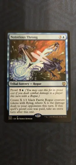 MTG Magic the Gathering, Notorious Throng ZNC, Near-mint - Image 1