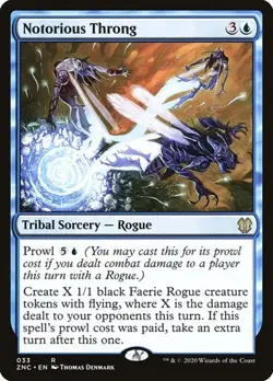 Notorious Throng ZNC NM MTG - Image 1