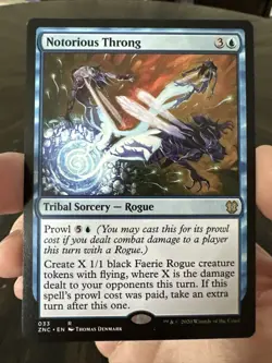 MTG Card Notorious Throng Commander: Zendikar Rising 033 Regular Rare - Image 2