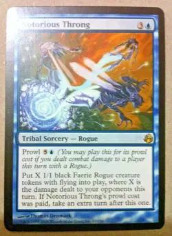 Notorious Throng - Morningtide - Magic: The Gathering - MTG - Image 1