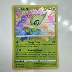 Celebi 009/185 Amazing Rare Vivid Voltage Pokemon Card TCG Holo NM - Image 1