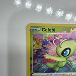 Celebi 009/185 Amazing Rare Vivid Voltage Pokemon Card TCG Holo NM - Image 3