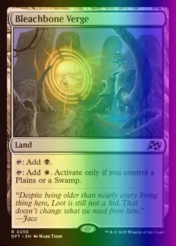 MTG Magic the Gathering Bleachbone Verge (250/579) Aetherdrift LP FOIL - Image 1