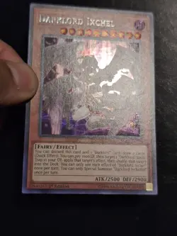 Yu-Gi-Oh! SECRET RARE CARD DARKLORD IXCHEL BLRR-EN076 1ST NM - Image 2