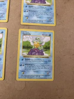Pokemon Squirtle TCG Base Set Shadowless Common Card 63/102 Regular LP - Image 5