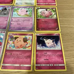 Cleffa & Clefairy & Clefable Pokemon Cards | 18-Card Lot | Mixed Eras | HP - Image 2