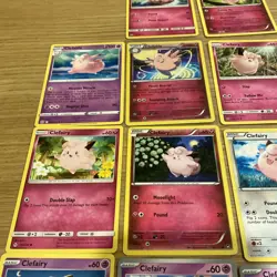 Cleffa & Clefairy & Clefable Pokemon Cards | 18-Card Lot | Mixed Eras | HP - Image 4