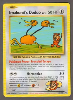 ImakuniU's Doduo 112/108 Evolutions Rare Secret Pokemon Card NM - Image 1