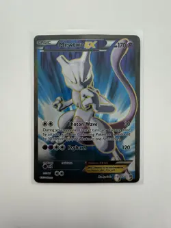 Pokemon Mewtwo EX TCG Full Art Holo Ultra Rare Card Breakthrough 157/162 - Image 1