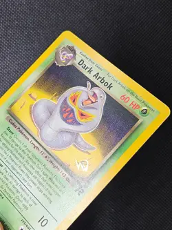 Pokemon TCG Dark Arbok 19/82 Team Rocket W Stamp Promo WOTC Holo Rare Vintage - Image 2
