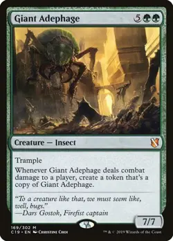 NM Giant Adephage, MTG, Commander 2019, Magic the Gathering, 169 - Image 1