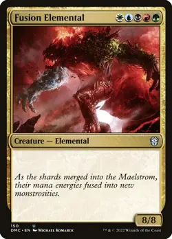 NM Fusion Elemental, MTG, Dominaria United, Magic the Gathering, 150 - Image 1