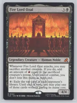 Fire Lord Ozai regular M Avatar: The Last Airbender: Eternal-Legal 104 NM - Image 1