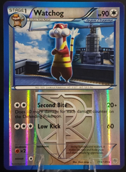 Watchog 113/135 Rare (Reverse Holo) - Pokemon TCG - Plasma Storm (LP) - Image 1