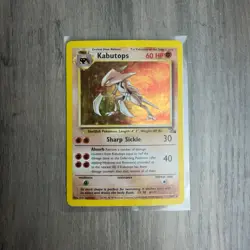 Pokemon TCG Kabutops Holo Rare Unlimited Card Fossil 9/62 HP - Image 1
