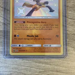 Pokemon TCG Lucario Hidden Fates SV22/SV94 Holo Shiny Holo Rare Near Mint - Image 3