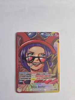 One Piece TCG Awakening of the New Era Belo Betty Alt Art L OP05-002 English - Image 1
