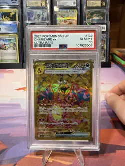 Pokemon Charizard ex Ruler of the Black Flame Japanese Ultra Rare #139 PSA 10 - Image 1