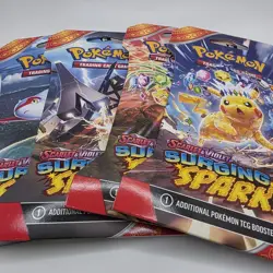 Pokemon TCG Surging Sparks Sleeved Booster Blister *Lot Of 4* Art Set Sealed NEW - Image 3