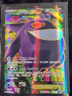 Pokemon TCG XY Phantom Forces Gengar EX Full Art Ultra Rare Card 114/119 - Image 1