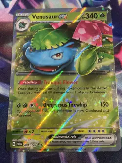 Pokemon TCG Venusaur ex 001/142 Double Rare Stellar Crown NM/M - Image 1