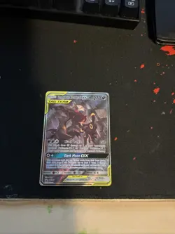 Pokemon TCG Umbreon & Darkrai GX SM241 Sun & Moon Black Star Promo Full Art Holo - Image 1