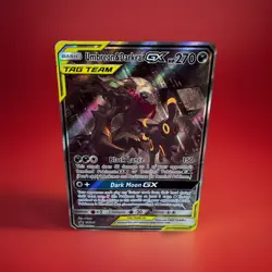 Pokemon TCG Umbreon & Darkrai GX SM241 Holo Full Art Tag Team Lightly Played - Image 1